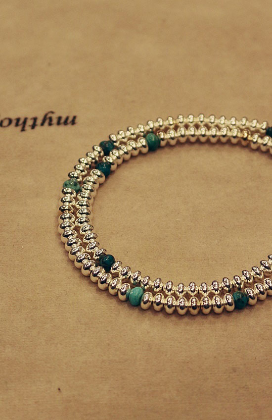 Turquoise × Silverbeads